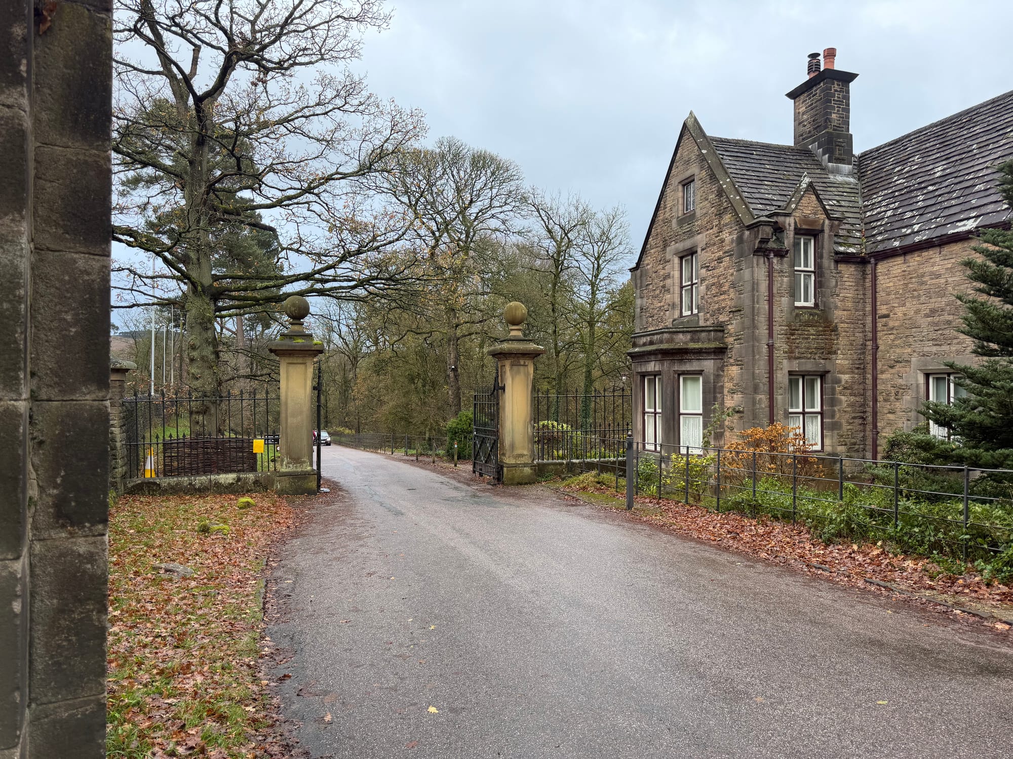 Lyme Park entrance from A6