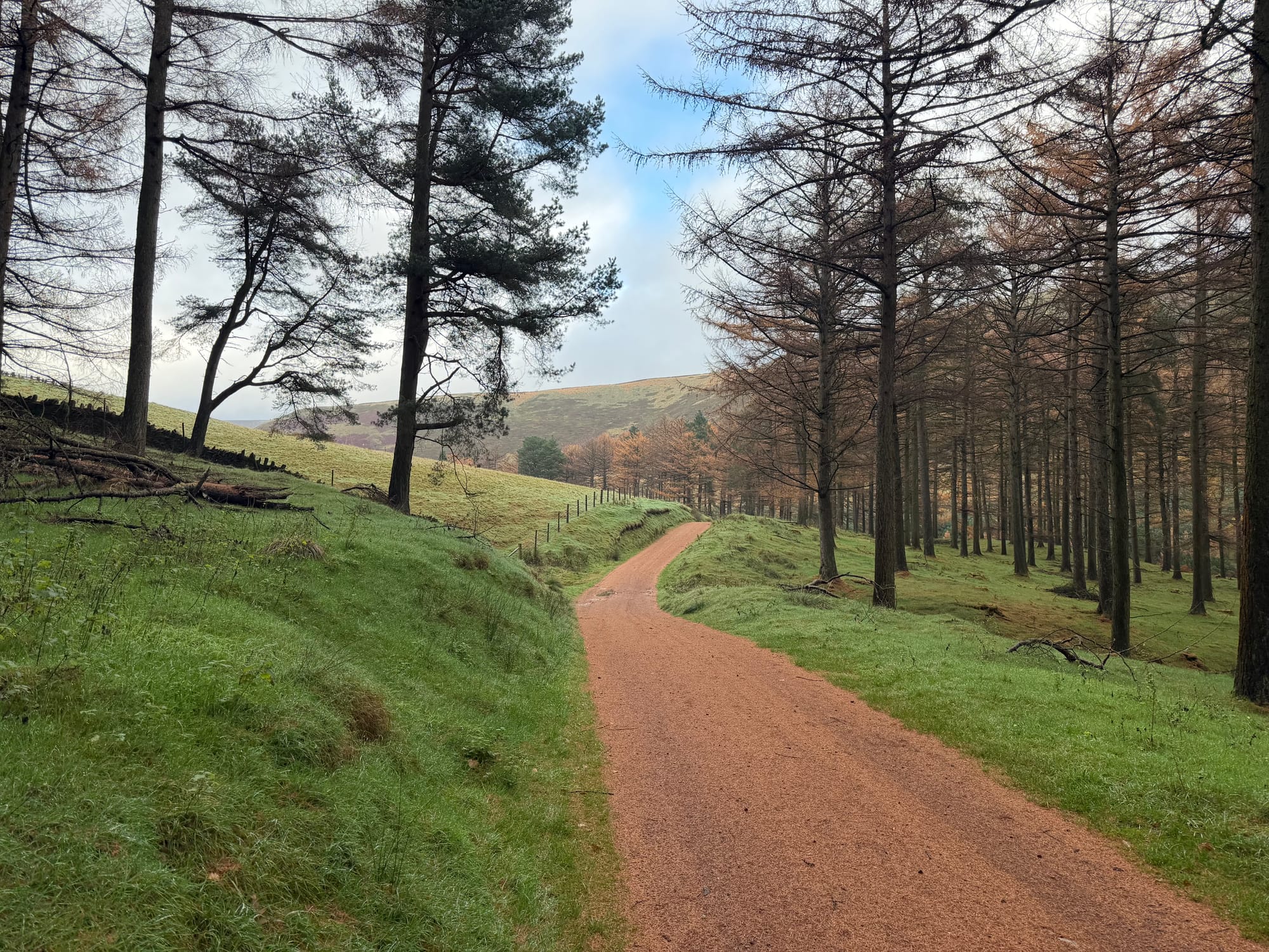 Off the road and onto trail for the next 5 miles or so.