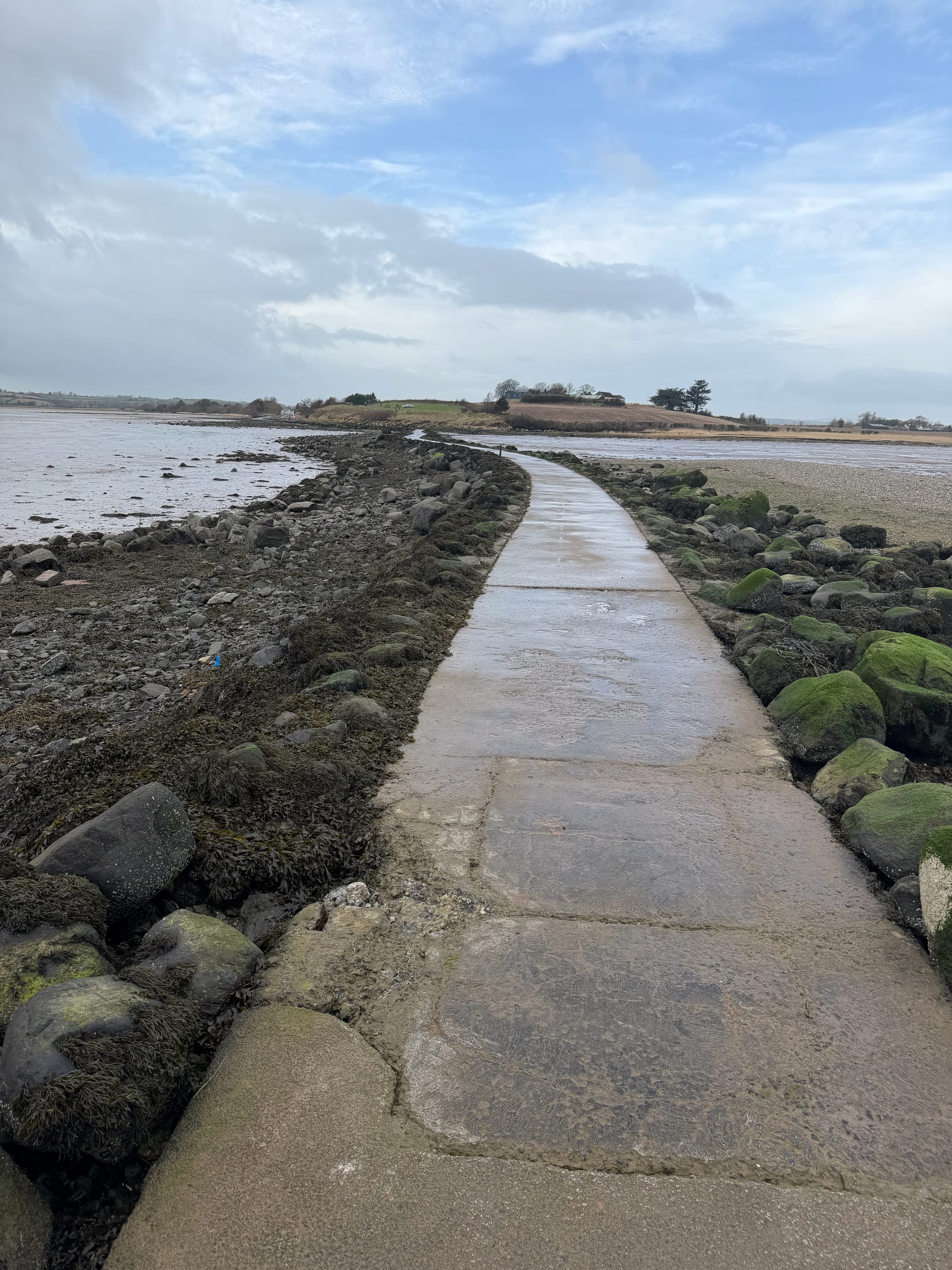 Causeway across to Island Hill